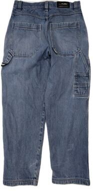 Vintage Y2K FUBU Carpenter Jeans Men's 32x34 Baggy Skater Hip Hop Logo Loop